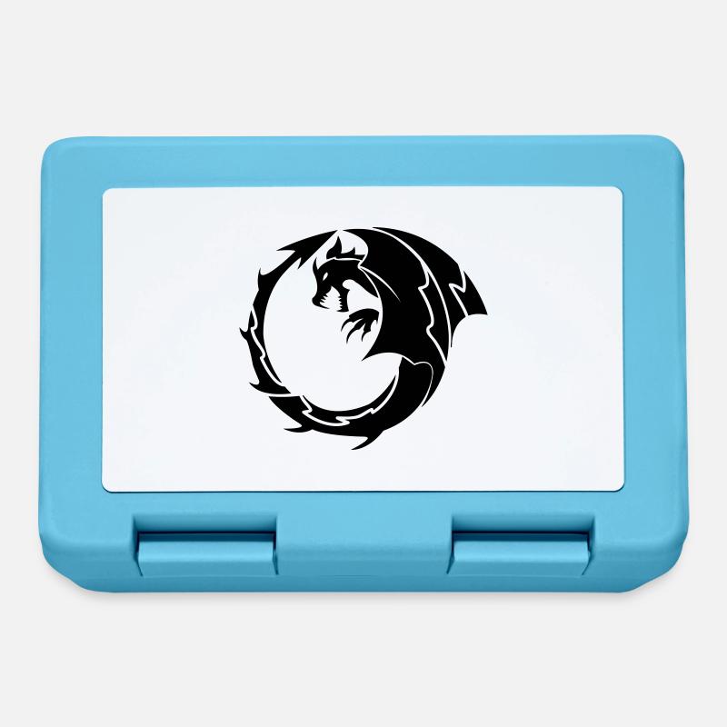 dragon_001 - Boîte à goûter - bleu saphir