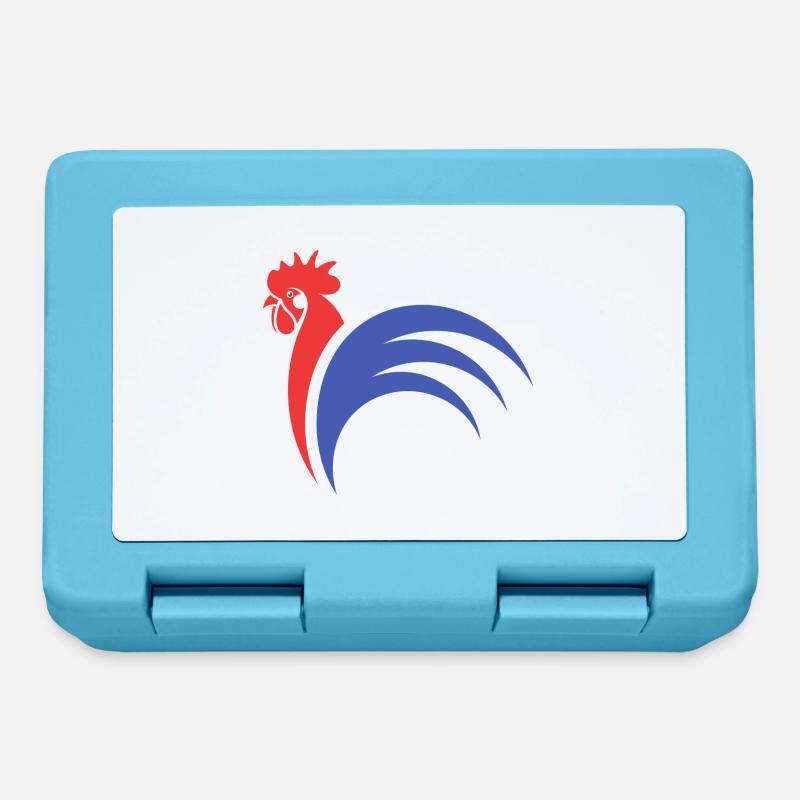 Le coq français - Boîte à goûter - bleu saphir