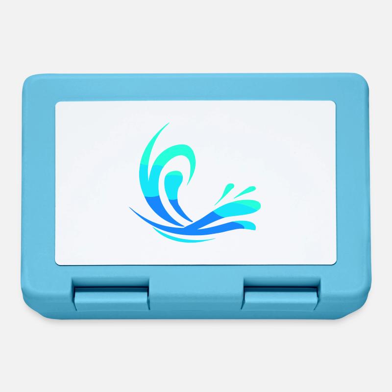Eau - Boîte à goûter - bleu saphir