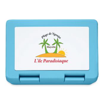 PLAGE DE NGOUJA - Boîte à goûter - bleu saphir - Devant