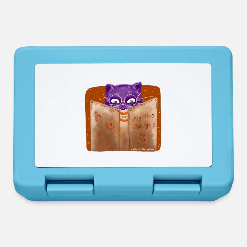 Cuisine magique pour chat - Boîte à goûter - bleu saphir