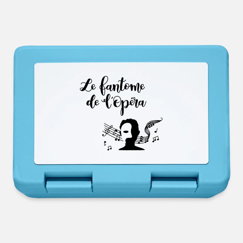 Le fantôme de l'opéra - Boîte à goûter - bleu saphir