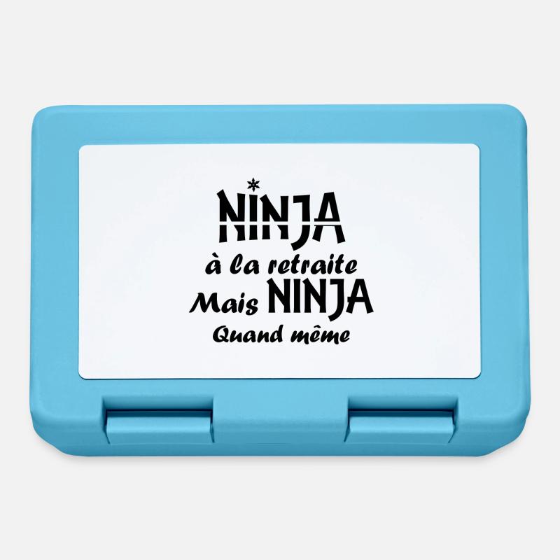 Ninja - Boîte à goûter - bleu saphir