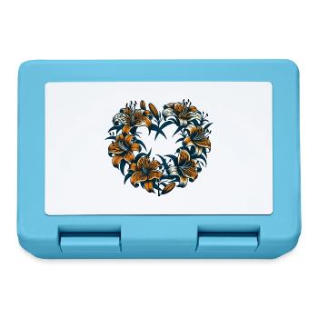 Tiger lily - Lunchbox - sapphire blue - Front