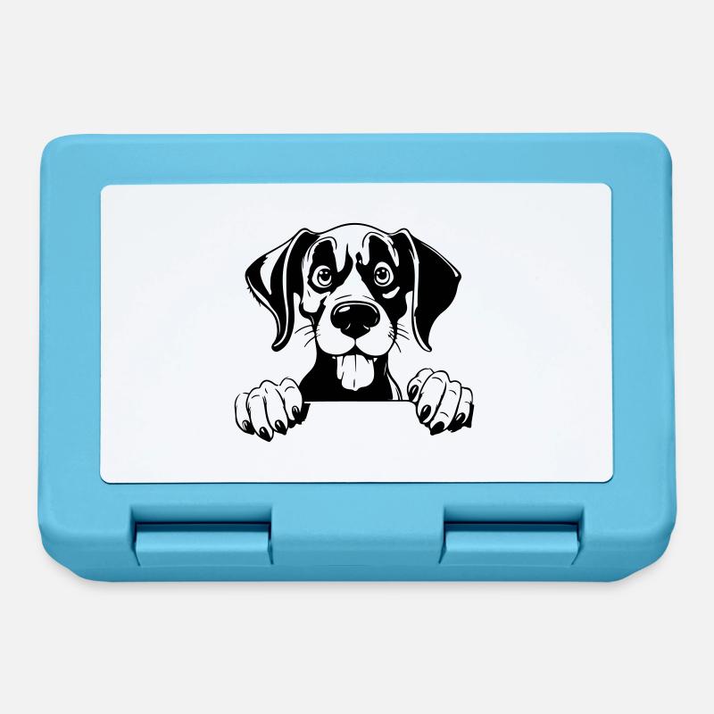 Dogue allemand - Boîte à goûter - bleu saphir