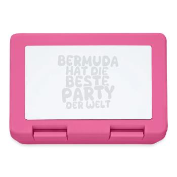 Geschenk für Bermuda - Brotdose - Pink - Vorne