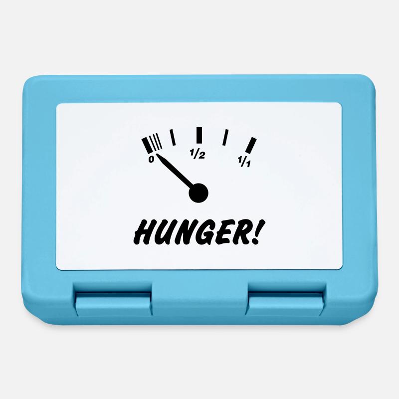 HUNGER! - Brotdose - Saphirblau