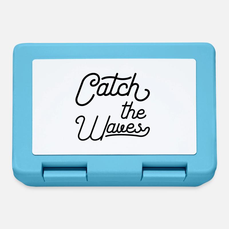 Catch the Waves - Brotdose - Saphirblau
