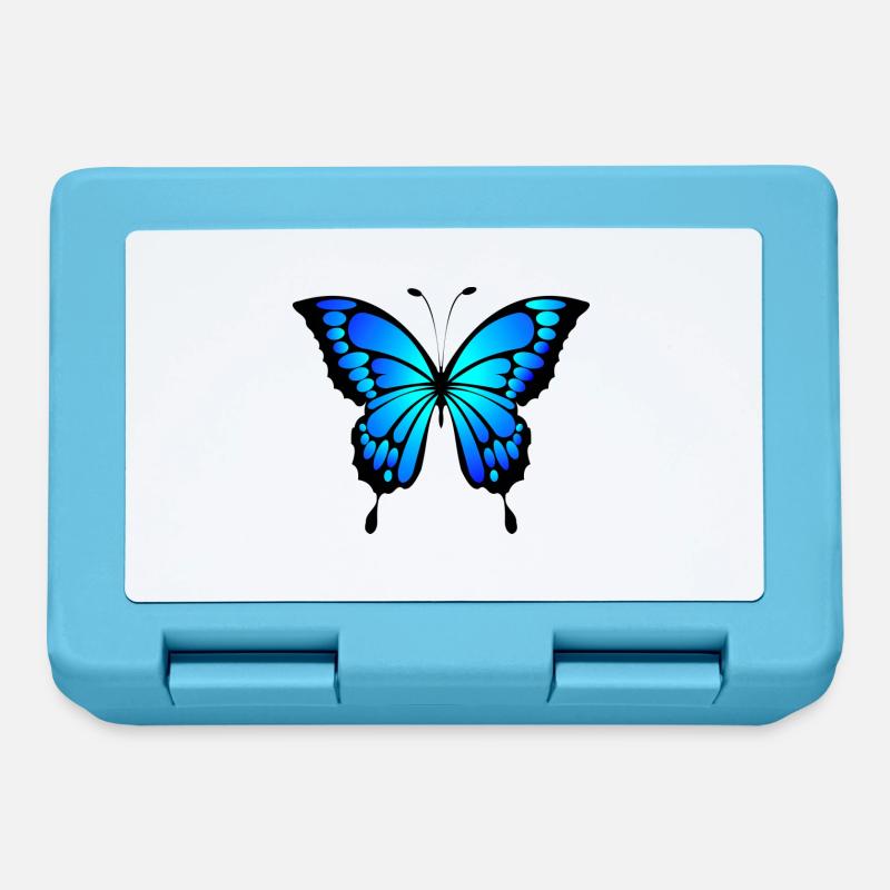 Butterfly - Boîte à goûter - bleu saphir