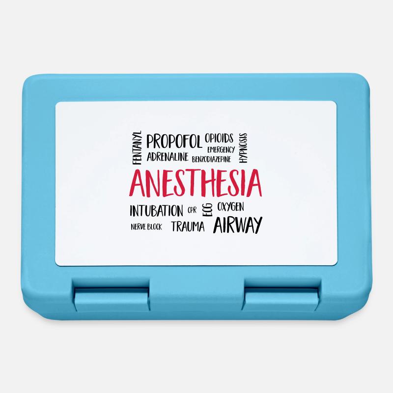 anesthesiacluster - Boîte à goûter - bleu saphir