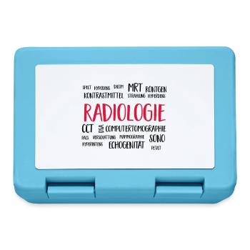 radiologiecloud - Brotdose - Saphirblau - Vorne
