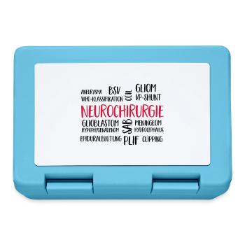 nuage de neurochirurgie - Boîte à goûter - bleu saphir - Devant