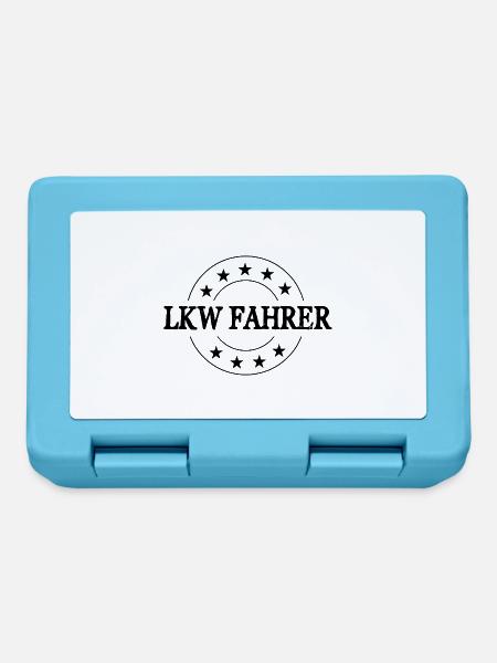 LKW Fahrer Beruf - Brotdose - Saphirblau
