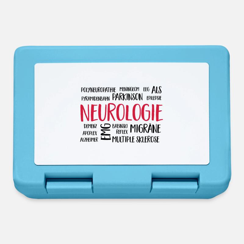 neurologie - Brotdose - Saphirblau