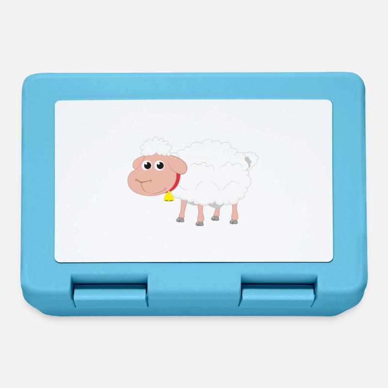 Sheep Sheep Keeper Mammaschaf Shepherd Sheep - Lunchbox - sapphire blue