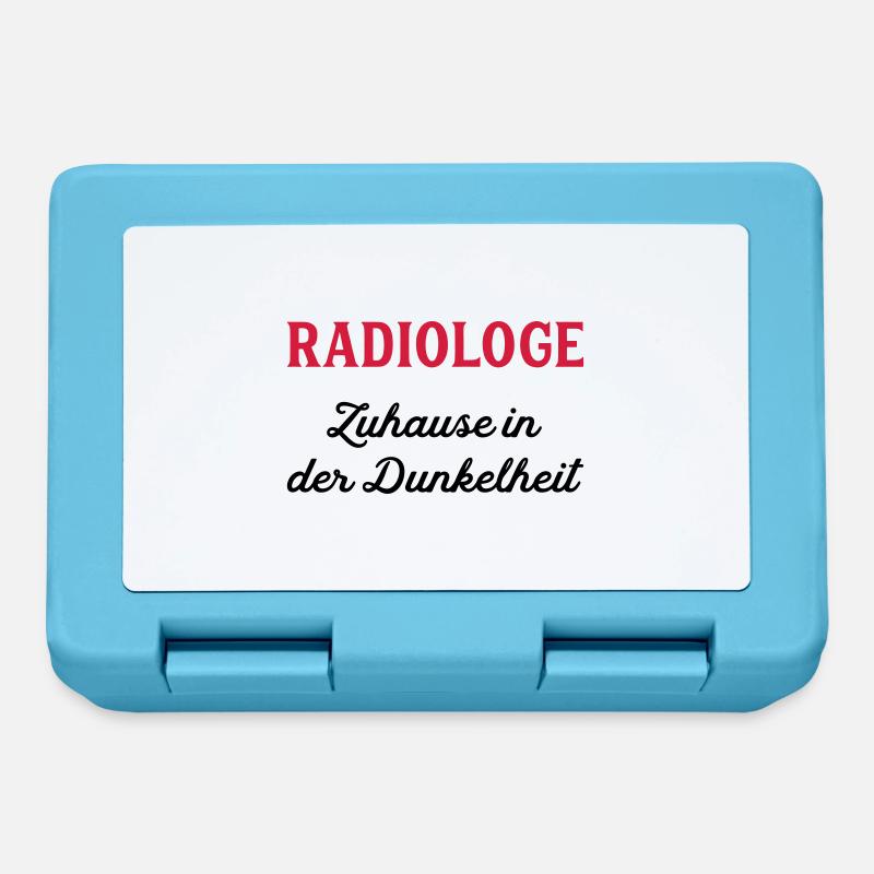 radiologue - Boîte à goûter - bleu saphir