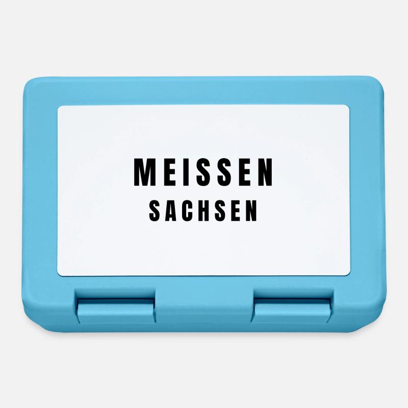Meissen, Saxe - Boîte à goûter - bleu saphir