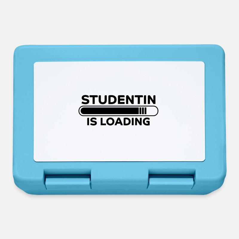 Studentin Spruch Universität Studentin Geschenk - Brotdose - Saphirblau