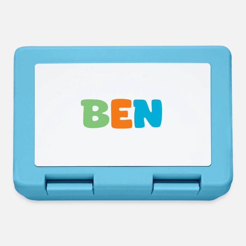 Name - Ben - Brotdose - Saphirblau