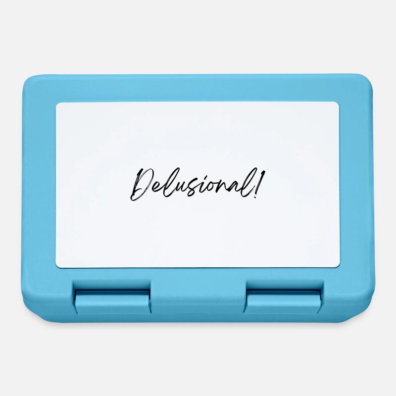Delusional - Lunchbox - sapphire blue