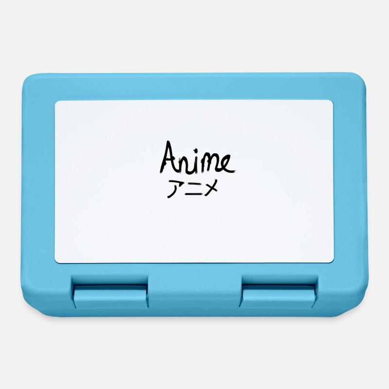 Anime Caligraphy - Lunchbox - sapphire blue