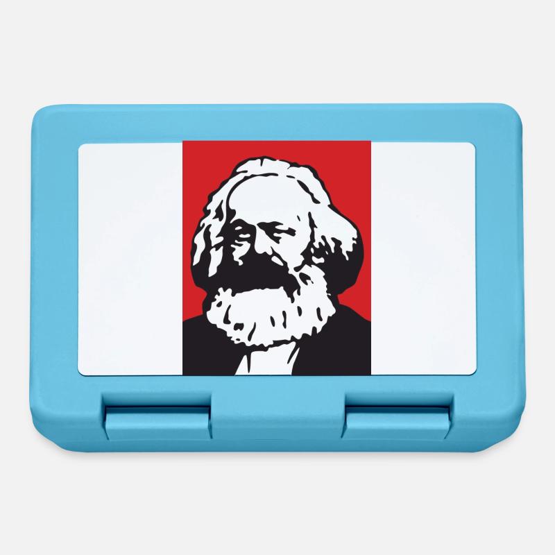 Karl Marx - Boîte à goûter - bleu saphir