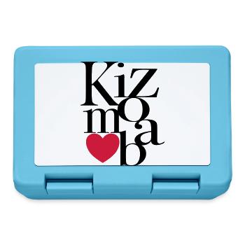 Kizomba Art - Kizomba Dance Shirt - Boîte à goûter - bleu saphir - Devant