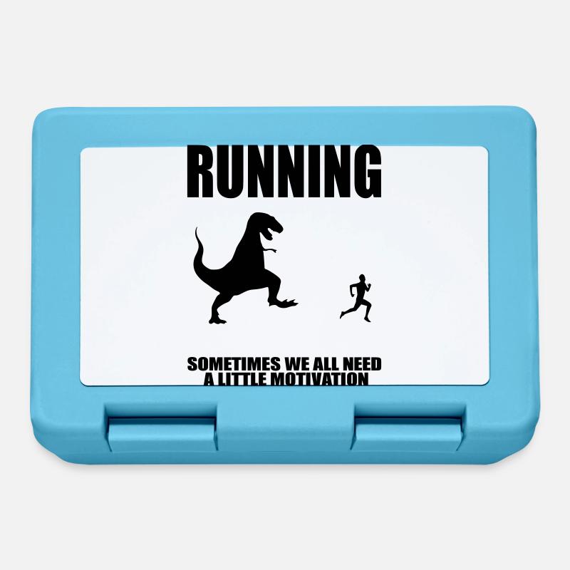 motivation de courir - Boîte à goûter - bleu saphir
