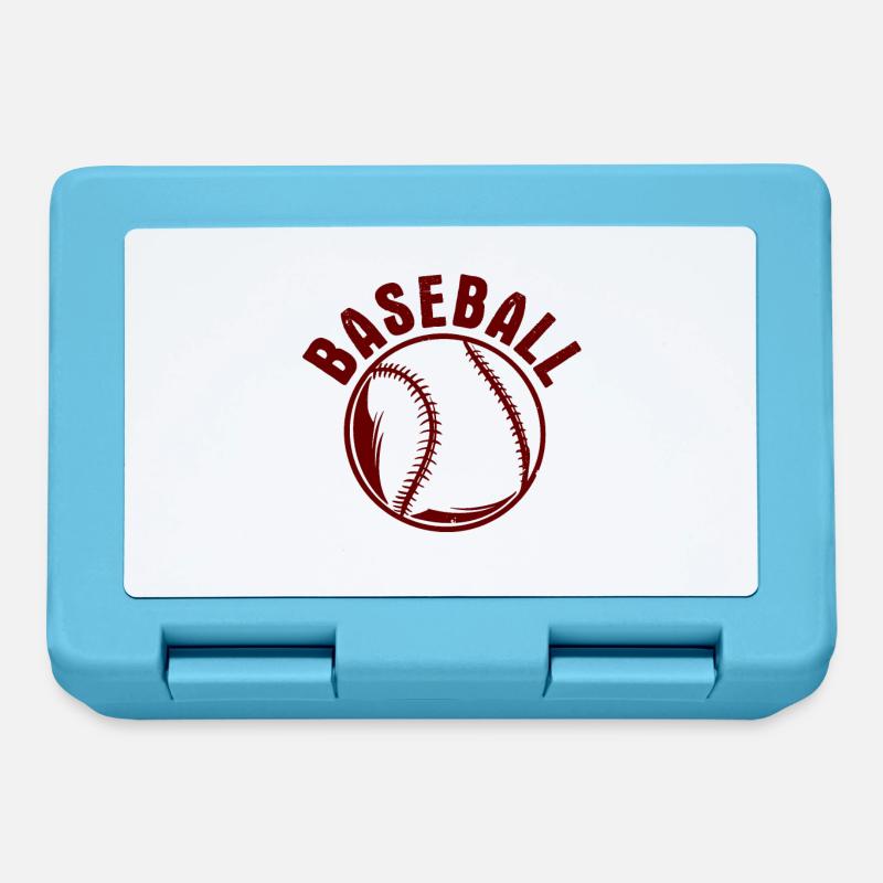 Baseball - Brotdose - Saphirblau