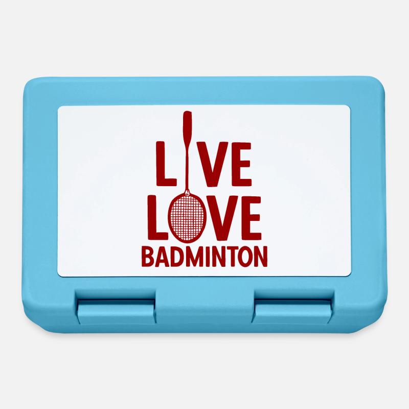 Badminton - Brotdose - Saphirblau