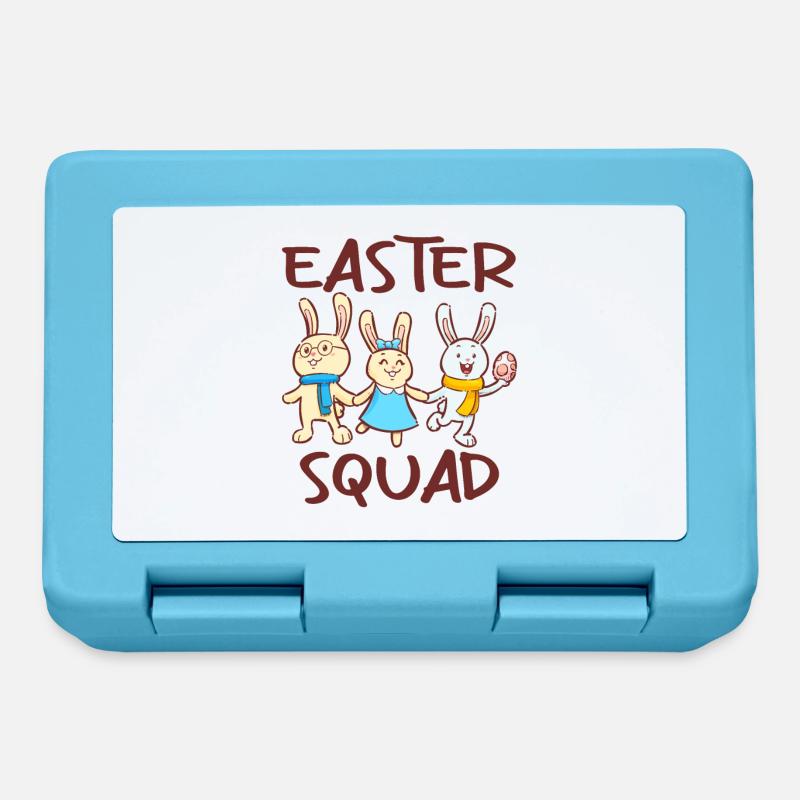 Easter Squad Egg Hunt - Brotdose - Saphirblau