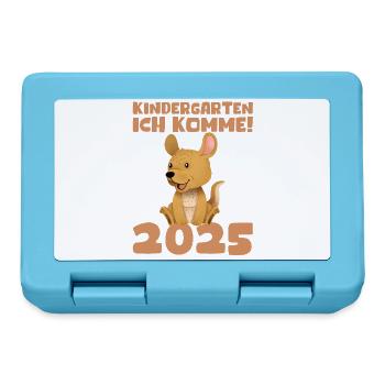 kiKindergarten 2025 Kids Gift Kita 2025 Décoration - Boîte à goûter - bleu saphir - Devant