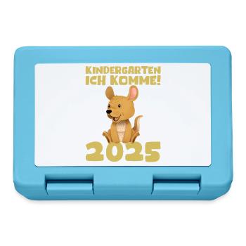 kiKindergarten 2025 Kids Gift Kita 2025 Décoration - Boîte à goûter - bleu saphir - Devant