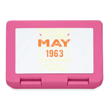 Birthday May 1963 - May 1963 - Lunchbox - pink - Front