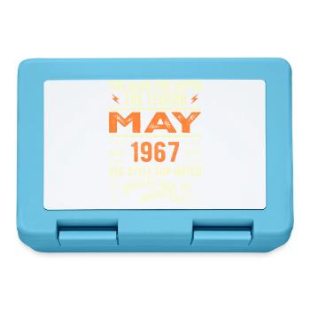 Anniversaire Mai 1967 - Mai 1967 - Boîte à goûter - bleu saphir - Devant