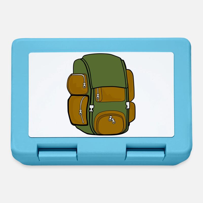 Rucksack - Brotdose - Saphirblau