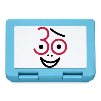Juhu 30 years! - Lunchbox - sapphire blue - Front