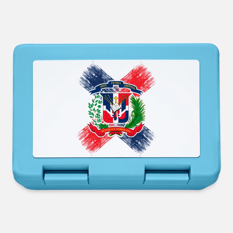 République dominicaine - Boîte à goûter - bleu saphir