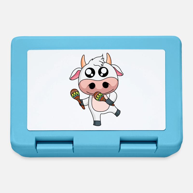 Salsa Dancing Vache laitière - Boîte à goûter - bleu saphir