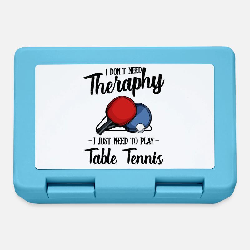 Ping-pong - Boîte à goûter - bleu saphir