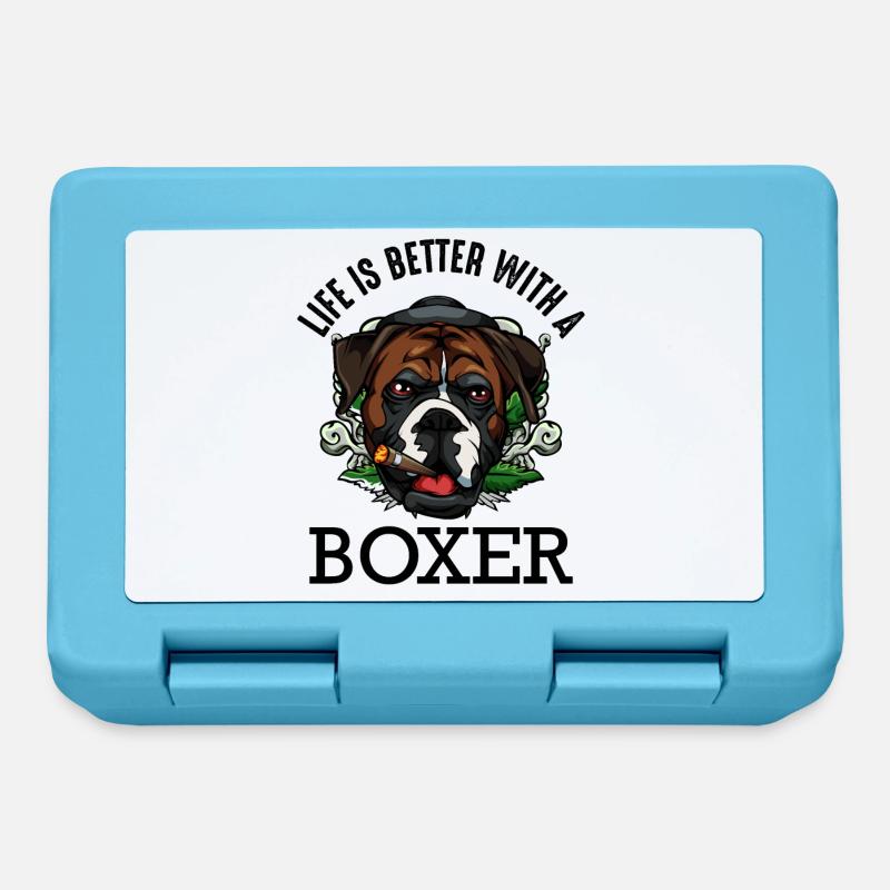 Boxer - Brotdose - Saphirblau