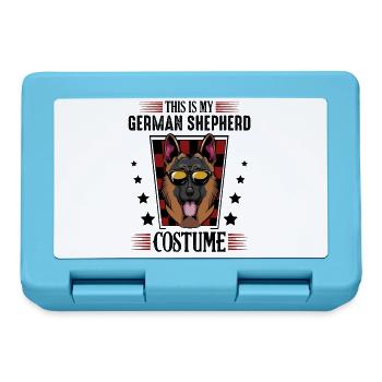 This Is My German Shepherd Costume Gift - Lunchbox - sapphire blue - Front