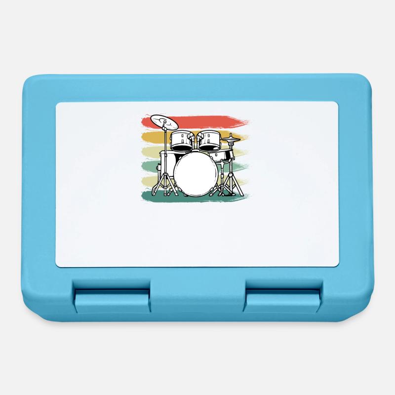 Batterie Batteur - Boîte à goûter - bleu saphir
