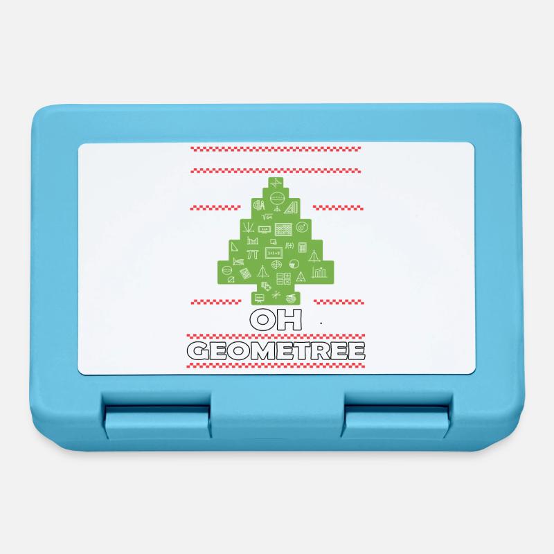 Oh Geometree - Boîte à goûter - bleu saphir