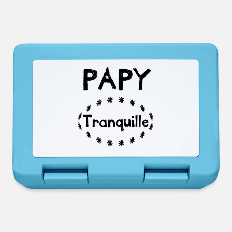 PAPY Tranquille - Boîte à goûter - bleu saphir