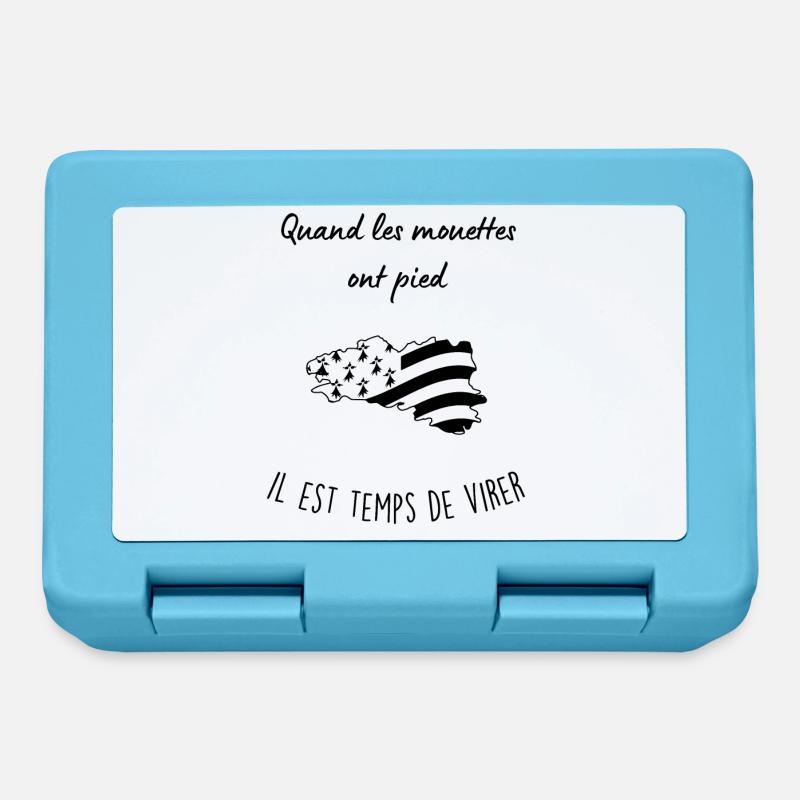 Bretagne - Boîte à goûter - bleu saphir