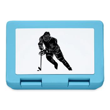 Ice Hockey Sport - Brotdose - Saphirblau - Vorne