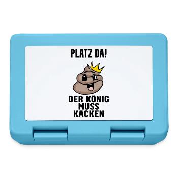 Kacke König - Brotdose - Saphirblau - Vorne