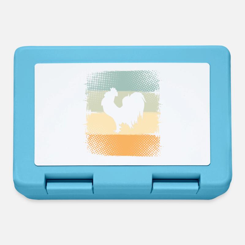 Rooster - Lunchbox - sapphire blue