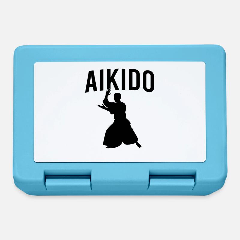 Aïkido - Boîte à goûter - bleu saphir
